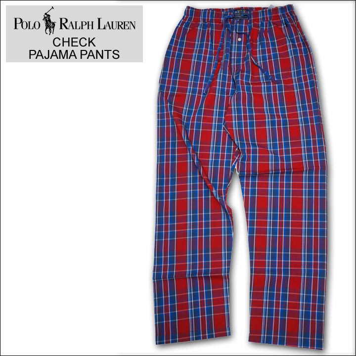 【50%OFF】SALE セール POLO RALPH LAUREN ポロ ラルフローレン CHECK PAJAMA PANTS チェックパンツ