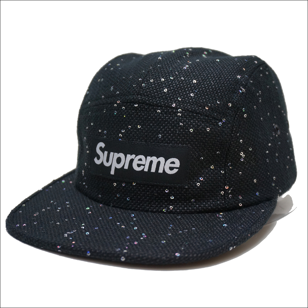 SUPREME / SEQUINS 5PANEL CAP