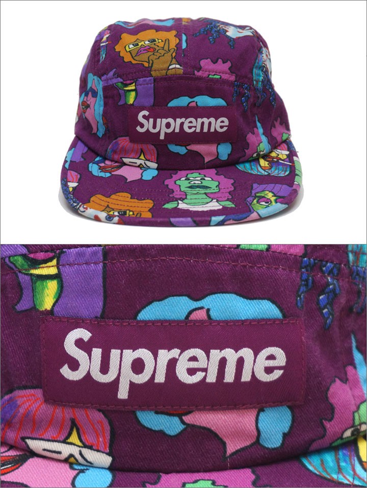 SUPREME / GONZ HEADZ CAMP CAP