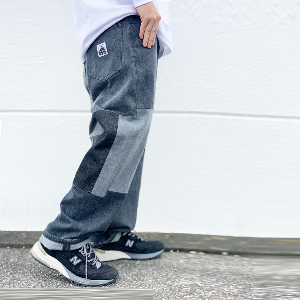 XLARGE / PATCHWORK DENIM PANTS