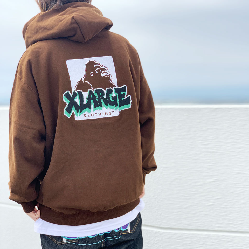 XLARGE / GRAFFITI PULLOVER HOODED SWEAT